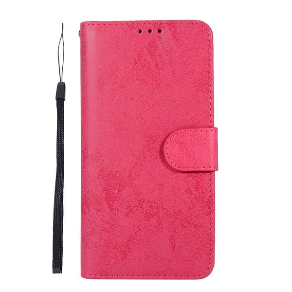 Samsung Galaxy S9+ - Silk-Touch Fodral med Plånbok och Skal
