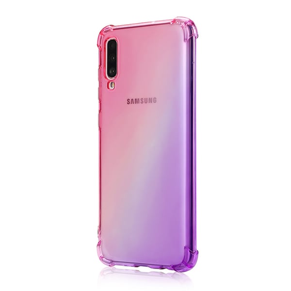 Samsung Galaxy A70 - Genomtänkt Stötdämpande Silikonskal