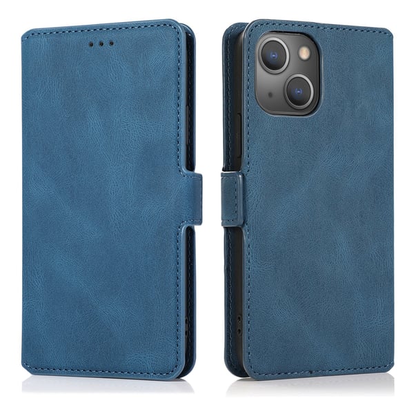 iPhone 15 Plus - Elegant Flip Wallet Skinnfodral