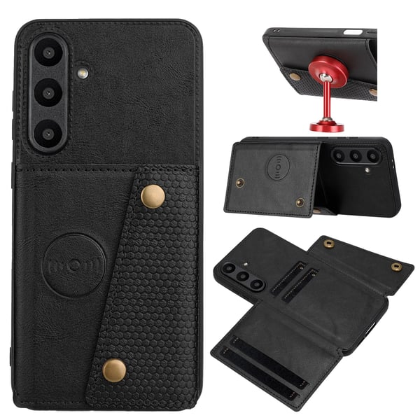 Samsung Galaxy S25 Plus Retro Skal med Kortfack & Magnet