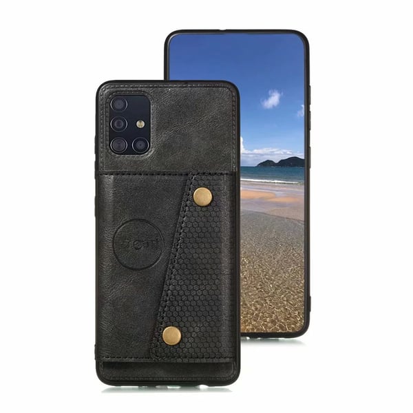 Genomtänkt Skal med Kortfack - Samsung Galaxy A71