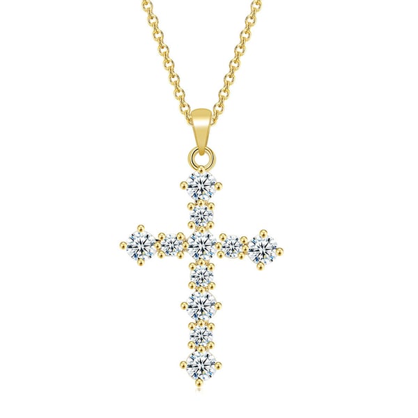 Elegant Hög Kvalitets Kors Halsband
