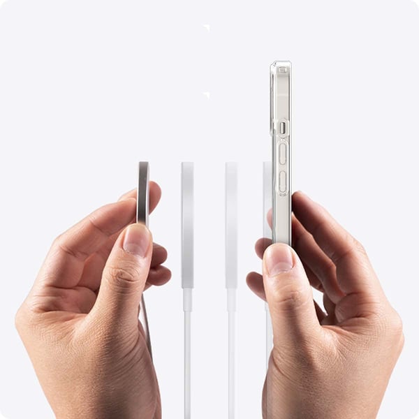 Magnetiskt skyddsskal med trådlös laddning för iPhone 13 mini