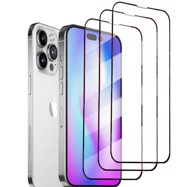 3-PACK Skärmskydd 2.5D HD 0,3mm iPhone 14 Pro
