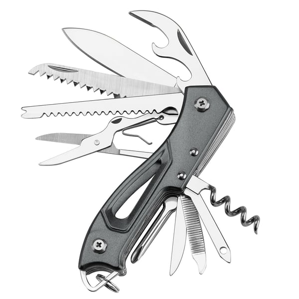 Praktisk Multifunktionell 14-1 Fickkniv Swiss Army Knife