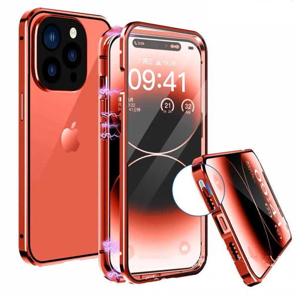 Smart Magnetiskt Dubbel-Skal - iPhone 14 Pro Max