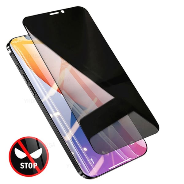 3-PACK Anti-Spy Skärmskydd HD 0,3mm iPhone 13 Mini