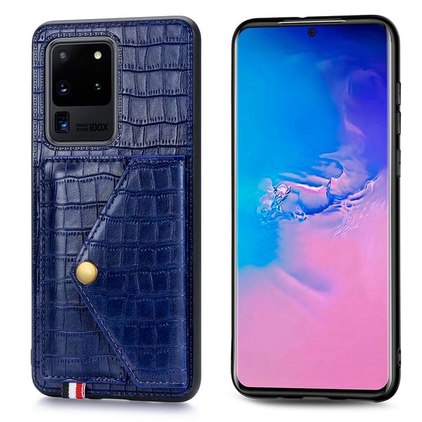 Samsung Galaxy S20 Ultra - Elegant Skyddsskal Korthållare