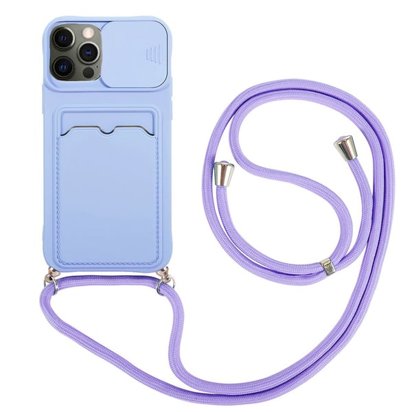 Praktiskt Silikonskal med Kortfack - iPhone 12 Pro Max