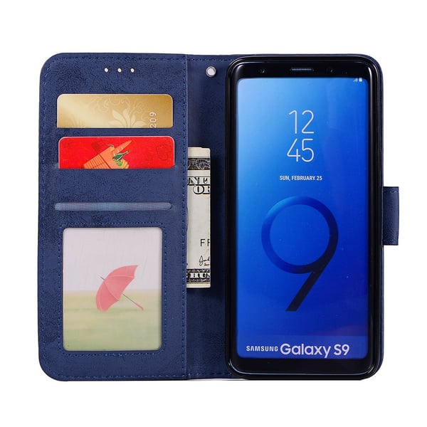 Genomtänkt Plånboksfodral från LEMAN för Samsung Galaxy S9