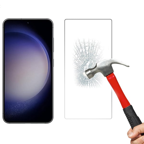 2-PACK Samsung galaxy A55 5G Skärmskydd i Härdat glas