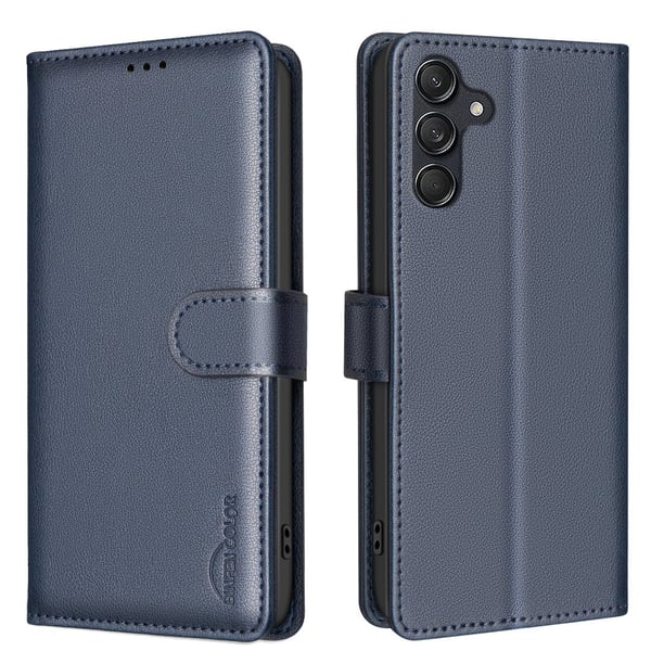 Samsung Galaxy S24 Plus Läderfodral med RFID-skydd & Kortfack!