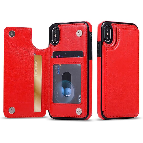 iPhone XR - Skal med Plånbok/Kortfack