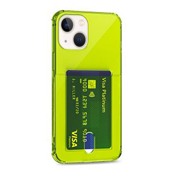 Stilsäkert Skyddsskal med plats för Kort - iPhone 13 Mini