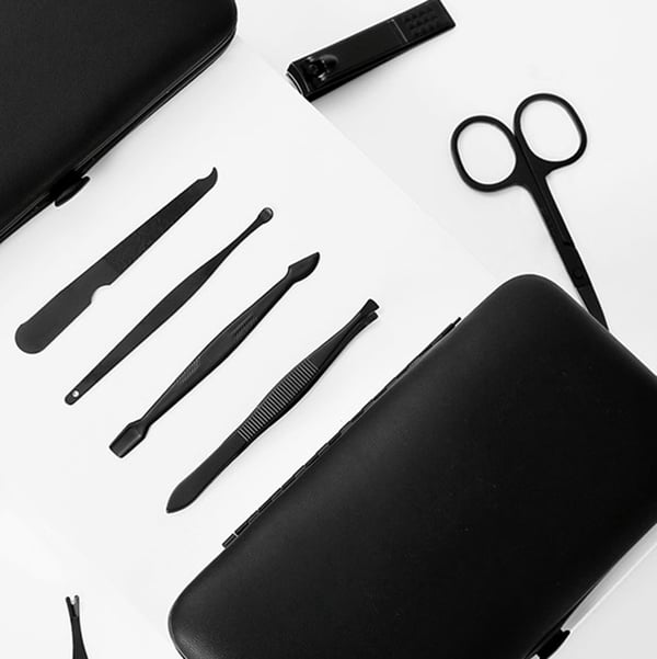 Manikyr/Pedikyr Set/Kit i Rostfritt Stål