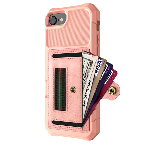 iPhone 7 - Professionellt Skal med Korthållare