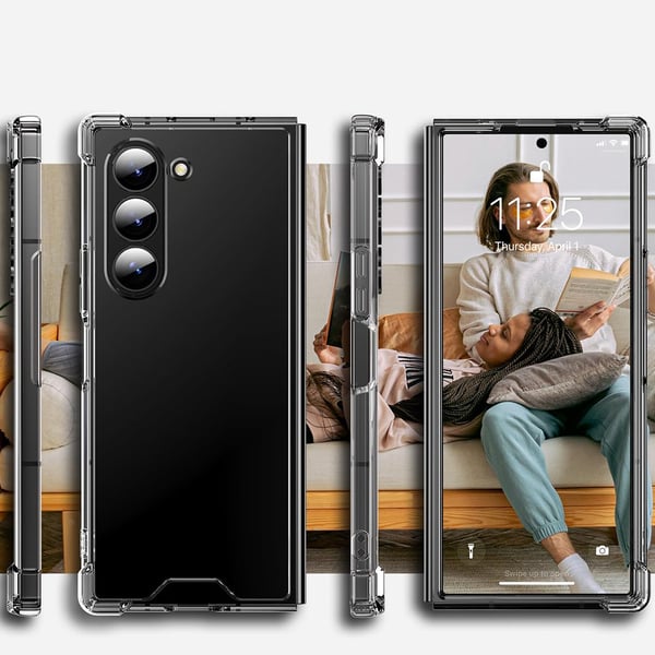 Samsung Galaxy Z Fold 7 Mobilskal  PC+TPU Med Hörnskydd