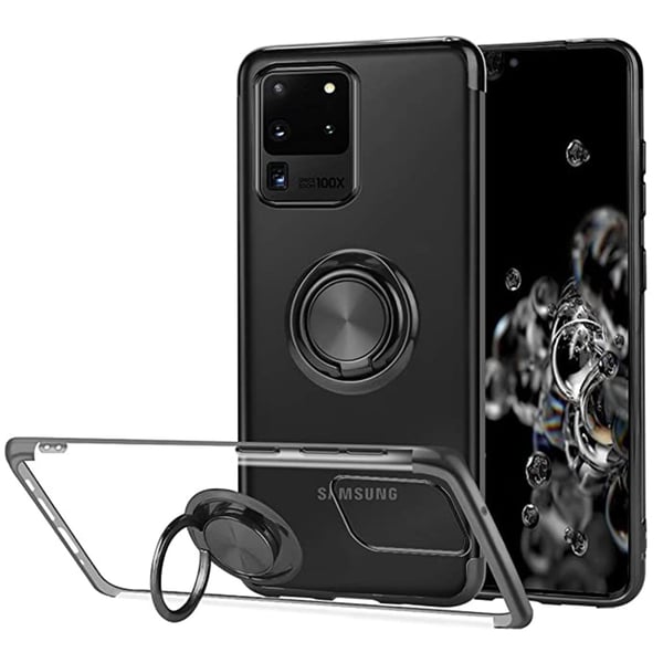 Samsung Galaxy S20 Ultra - Skyddsskal med Ringhållare