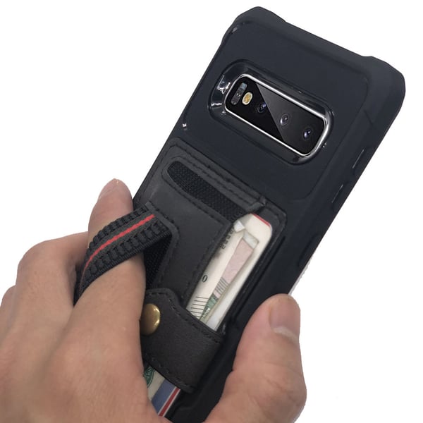 Genomtänkt Skal med Kortfack - Samsung Galaxy S10