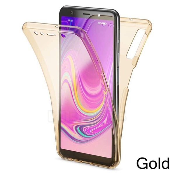 Praktiskt Smart Dubbelsidigt Silikonskal - Samsung Galaxy A10