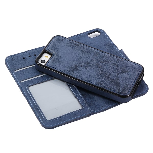 iPhone 6/6S - Silk-Touch Fodral med Plånbok och Skal