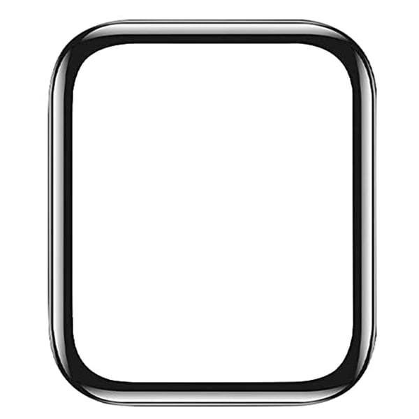 3-PACK Skärmskydd Apple Watch Series 1/2/3 38/42mm (Svart ram)