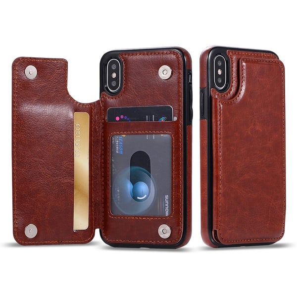 Praktiskt Skal med Kortfack iPhone XR (Nkobee)