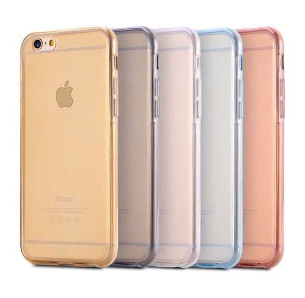iPhone 7 - Exklusivt Stilrent Silikonfodral (Fram & Bak)