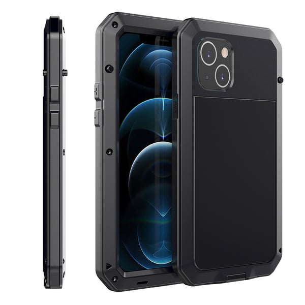 Integrerat 360-Skyddsskal i Aluminium HEAVY DUTY - iPhone 14