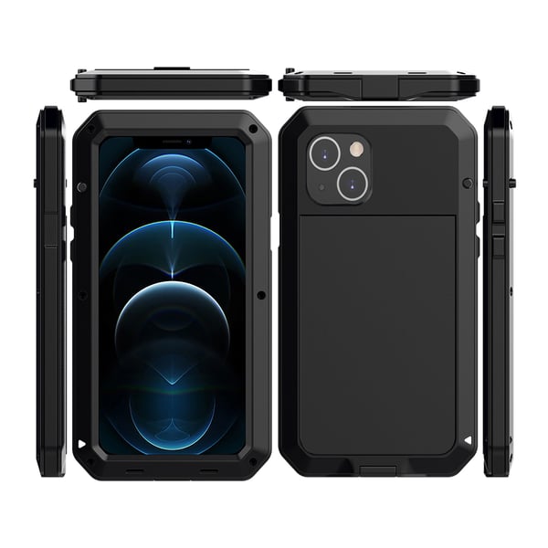 iPhone 15 plus - Skyddande HEAVY DUTY Aluminium Skal