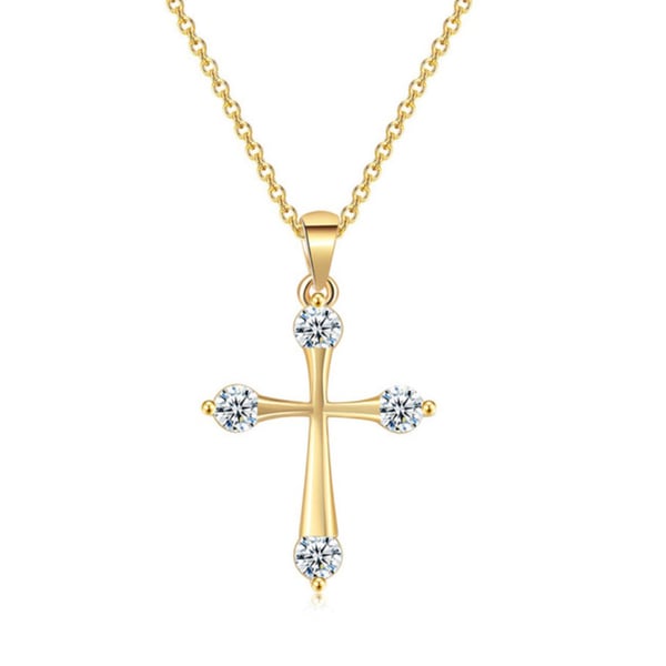 Elegant Hög Kvalitet Kors Halsband