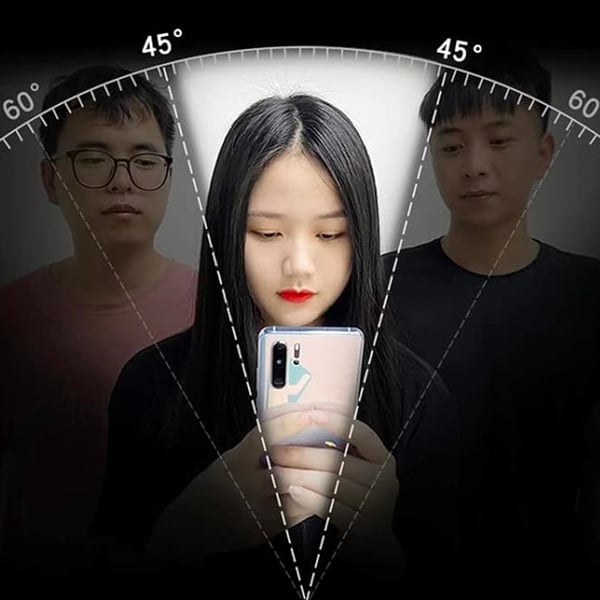 3-PACK iPhone 15 Pro Max Integritetsskyddande Hydrogel Mjuk skärmskydd