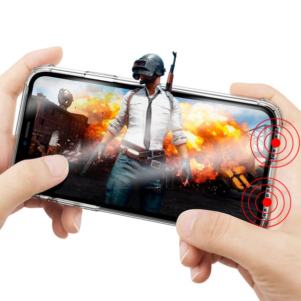 Flovemes Silikonskal med Skyddsfunktion för iPhone XS Max