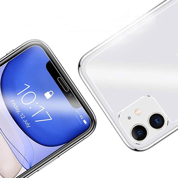 Baksida Skärmskydd iPhone 11 2-PACK 9H Screen-Fit ProGuard
