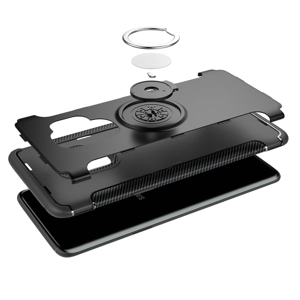 Stilrent Skal med Ringholder-funktion för Samsung Galaxy S9