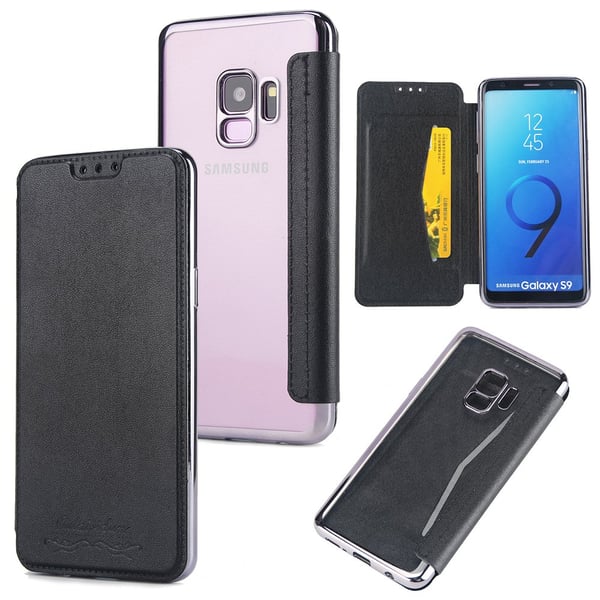 Elegant Fodral med Kortfack till Samsung Galaxy S9+