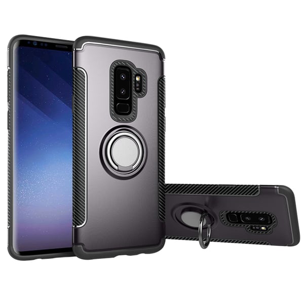 Samsung Galaxy S9Plus - Skal med hållare i Karbondesign