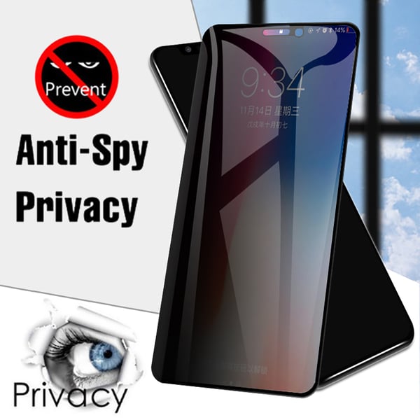 3-PACK Anti-Spy Skärmskydd HD 0,3mm iPhone 13 Mini