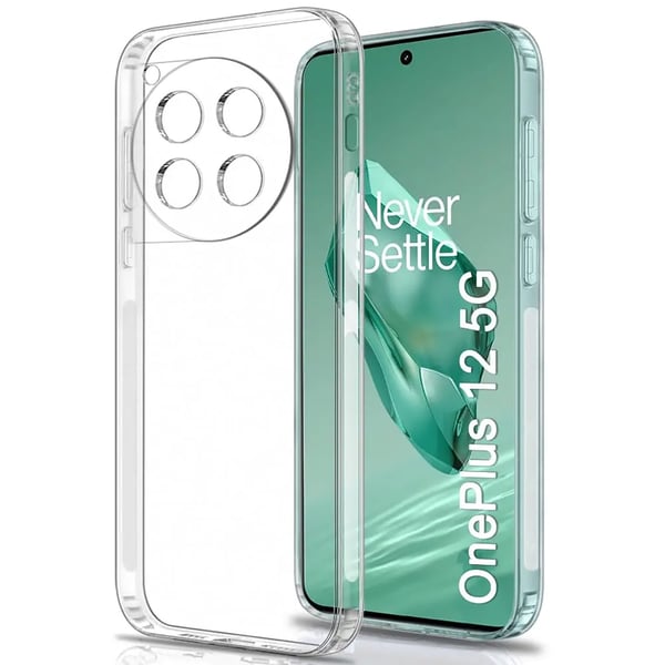OnePlus 12 Slim Silikonskal - Tunt, Starkt & Transparent OnePlus 12 Slim Silikonskal - Tunt, Starkt & Transparent