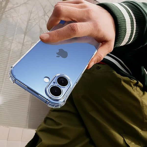 iPhone 17 Silikonskal - Airbaghörn & Kepsskydd!