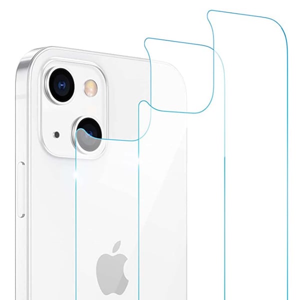 2-PACK Fram- & Baksida Skärmskydd 0,3mm iPhone 14