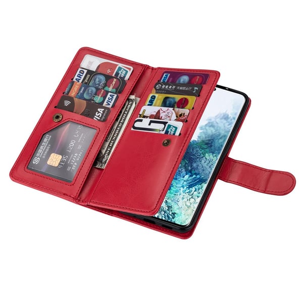 Samsung Galaxy S21 - Praktiskt 9-Kort Plånboksfodral