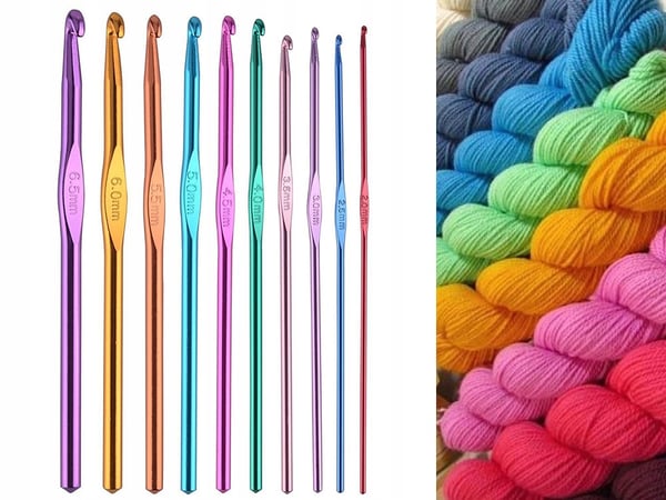CROCHET KIT CASE 0.66.5  virkningsset för alla nivåer
