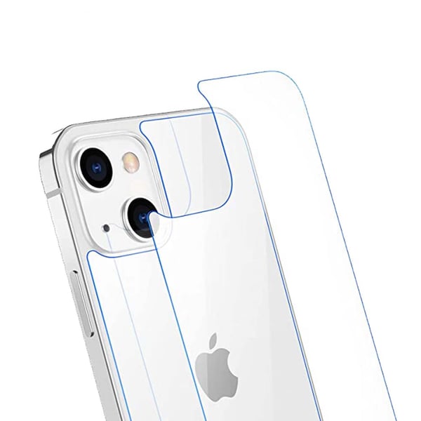 2-PACK Fram- & Baksida Skärmskydd 0,3mm iPhone 14