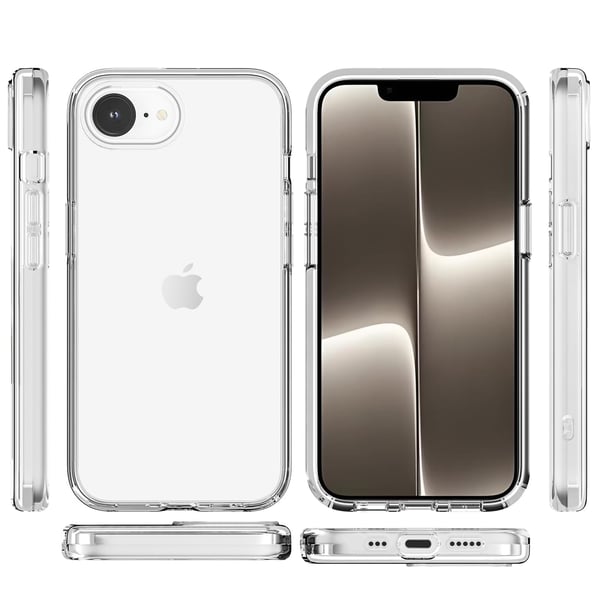 iPhone 16 E  Smart och starkt skal i silikon-gel