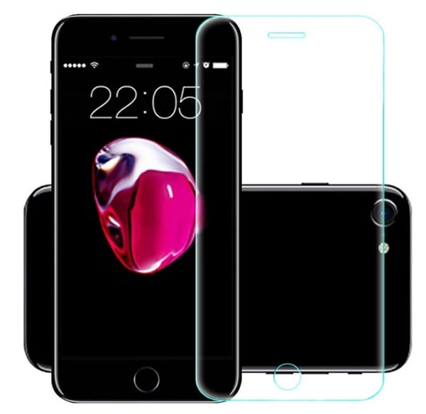 iPhone 7 (2-PACK) HELTÄCKANDE-Skärmskydd av HeliGuard 3D/HDClear
