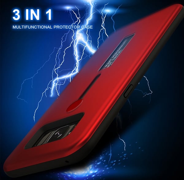 Skal med Hållare till Samsung Galaxy S8 (KISSCASE)