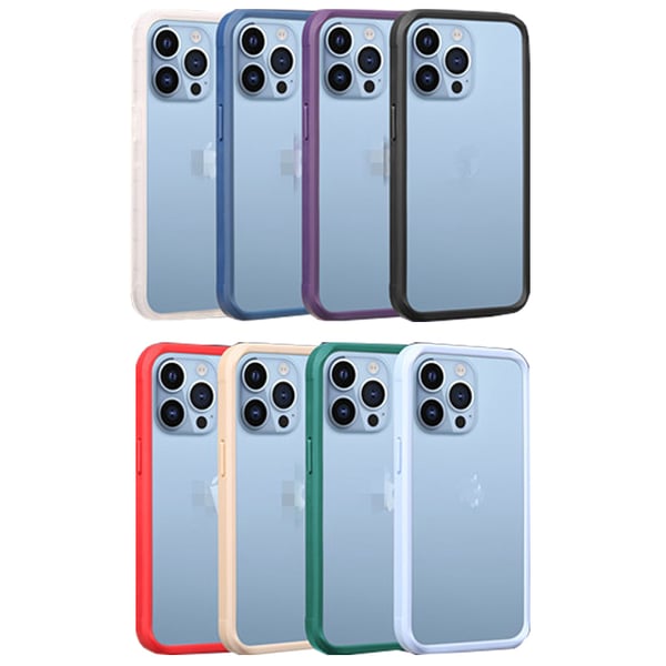 iPhone 14 - Lyxigt Matt Skal med Stötskydd