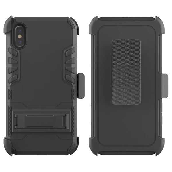 Praktiskt Skyddsfodral av LEMAN för iPhone X/XS