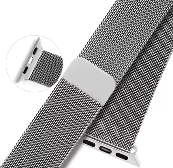 Smidig länk i Rostfritt Stål till Apple Watch 38mm